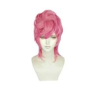 2022 Cos Wig Anime JoJo Bizarre Adventure Golden Wind Trish Una Parrucca Cosplay Capelli Resistenti al Calore Parrucche Cosplay + Cappuccio for Parrucca