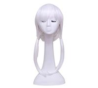 2022 Cos Wig Anime Wig High School DxD Cosplay Koneko Toujou Parrucca,Parrucca bianca lunga,Parrucca di Halloween in costume,Per Halloween,Festa in maschera,Spettacolo di anime,Evento cosplay,Concerti