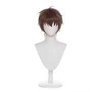 2022 Cos Wig Anime Wig Rascal Does Not Dream of Bunny Girl Senpai Cosplay Parrucca Sakuta Azusagawa, Parrucca marrone corta, Parrucca di Halloween in costume, for Halloween, Festa in costume, Spettaco