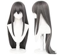 2022 Cos Wig Anime Wig Rascal Does Not Dream of Bunny Girl Senpai Cosplay Sakurajima Mai Parrucca,Parrucca grigia lunga,Parrucca di Halloween in costume,Per Halloween,Festa in costume,Spettacolo di an