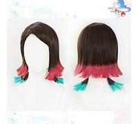 2022 Cos Wig enmu anime demone slayer kimetsu no yaiba parrucca cosplay cosplay breve capelli sintetici party halloween party+ tappo della parrucca libera