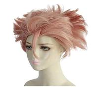 2022 Cos Wig ID Parrucca Anime: INVADED Narihisago Akihito Arancione Rosa Parrucca Capelli Corti Cosplay Comic-con Halloween Festa Carnevale Uomini e Donne Anime Fans Regalo