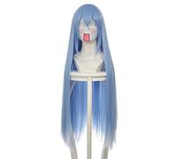 2022 Cos Wig Parrucca anime Akame Ga Kill Cosplay Esdeath Parrucca, Parrucca blu lunga e dritta, Parrucca costume di Halloween, for Halloween, Festa in costume, Spettacolo anime, Evento cosplay, Conce