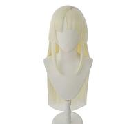 2022 Cos Wig Parrucca anime BanG Dream!Cosplay Kokoro Tsurumaki Parrucca,Parrucca bionda lunga e dritta,Parrucca di Halloween in costume,Per Halloween,Festa in maschera,Spettacolo di anime,Evento cosp