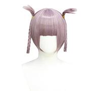 2022 Cos Wig Parrucca Anime Call of the Night Cosplay Parrucca Nazuna Nanakusa, Parrucca Rosa Viola a 2 Trecce, Parrucca Costume Halloween, for Halloween, Festa in Costume, Spettacolo Anime, Evento Co