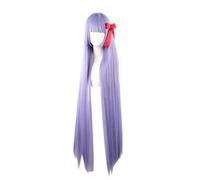 2022 Cos Wig Parrucca Anime Fate Cosplay Parrucca Sakura Matou, Parrucca lunga e dritta viola, Parrucca costume di Halloween, for Halloween, Festa in costume, Spettacolo anime, Evento cosplay, Concert