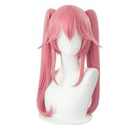 2022 Cos Wig Parrucca Anime Fate Cosplay Tamamo no mae Parrucca, Parrucca Rosa, Parrucca Costume di Halloween, for Halloween, Festa in Costume, Spettacolo Anime, Evento Cosplay, Concerti (Dimensioni: