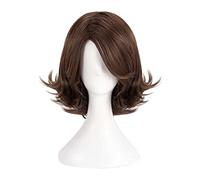 2022 Cos Wig Parrucca Anime Final Fantasy X Cosplay Yuna Parrucca, Parrucca Riccia Corta Marrone, Parrucca Costume di Halloween, for Halloween, Festa in Costume, Spettacolo Anime, Evento Cosplay, Conc