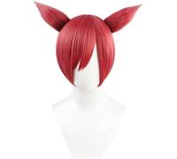 2022 Cos Wig Parrucca Anime Final Fantasy XIV Cosplay Parrucca G'raha Tia, Con Parrucca Rossa Corta Orecchio, Parrucca Costume Halloween, for Halloween, Festa In Costume, Spettacolo Di Anime, Evento C