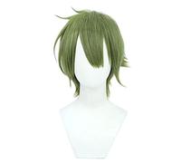 2022 Cos Wig Parrucca anime for The Witch from Mercury Elan Ceres Parrucca Cosplay,Parrucca corta verde,Parrucca costume di Halloween,Per Halloween,Festa in maschera,Spettacolo anime,Evento cosplay,Co