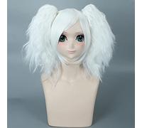 2022 Cos Wig Parrucca Anime Gintama Cosplay Parrucca Sakata Gintoki, Parrucca Anime, Parrucca Costume Halloween, for Halloween, Festa in Costume, Spettacolo Anime, Evento Cosplay, Concerti (Colore: Bi