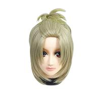 2022 Cos Wig Parrucca Anime Gintama Cosplay Tsukuyo Parrucca, Parrucca Corta Giallo Lino, Parrucca Costume Halloween, for Halloween, Festa in Costume, Spettacolo Anime, Evento Cosplay, Concerti