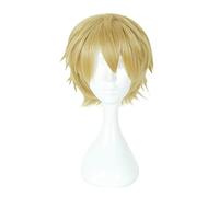 2022 Cos Wig Parrucca Anime IDOLiSH7 Parrucca Cosplay Nagi Rokuya, Parrucca Gialla Corta, Parrucca Costume Halloween, for Halloween, Festa in Costume, Spettacolo Anime, Evento Cosplay, Concerti