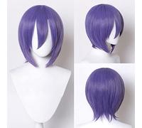 2022 Cos Wig Parrucca Anime Kuroko no Basuke Cosplay Murasakibara Atsushi Parrucca, Parrucca Viola, Parrucca Costume di Halloween, for Halloween, Festa in Costume, Spettacolo Anime, Evento Cosplay, Co