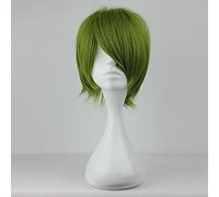 2022 Cos Wig Parrucca anime Kuroko no Basuke Cosplay Parrucca Midorima Shintaro, Parrucca corta verde, Parrucca costume di Halloween, for Halloween, Festa in costume, Spettacolo anime, Evento cosplay,