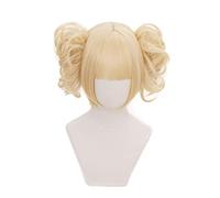 2022 Cos Wig Parrucca Anime My Hero Academia Cosplay Parrucca Himiko Toga, Parrucca Bionda Corta, Parrucca Costume Halloween, for Halloween, Festa in Costume, Spettacolo Anime, Evento Cosplay, Concert