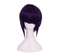 2022 Cos Wig Parrucca Anime My Hero Academia Cosplay Parrucca Jiro Kyoka, Parrucca Corta Viola, Parrucca Costume Halloween, for Halloween, Festa in Costume, Spettacolo Anime, Evento Cosplay, Concerti