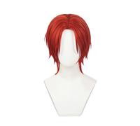 2022 Cos Wig Parrucca Anime One Piece Cosplay Shanks Parrucca, Parrucca Corta Rossa, Parrucca Costume Halloween, for Halloween, Festa in Costume, Spettacolo Anime, Evento Cosplay, Concerti