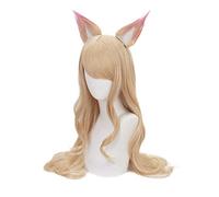 2022 Cos Wig Parrucca Anime Parrucca KDA Ahri, Parrucca Lunga, Parrucca Costume di Halloween, for Halloween, Festa in Costume, Spettacolo Anime, Evento Cosplay, Concerti (Colore: Stile A) (Color : St