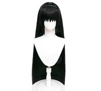 2022 Cos Wig Parrucca Anime Puella Magi Madoka Magica Cosplay Parrucca Homura Akemi, Parrucca Lunga Nera, Parrucca Costume Halloween, for Halloween, Festa in Costume, Spettacolo Anime, Evento Cosplay,
