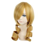 2022 Cos Wig Parrucca Anime Puella Magi Madoka Magica Parrucca Cosplay Mami Tomoe, Parrucca Riccia Bionda, Parrucca Costume Halloween, for Halloween, Festa In Costume, Spettacolo Di Anime, Evento Cosp