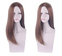 2022 Cos Wig Parrucca anime Resident Evil Cosplay Parrucca Daniela Dimitrescu, Parrucca marrone lunga e dritta, Parrucca costume di Halloween, for Halloween, Festa in costume, Spettacolo anime, Evento