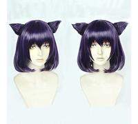 2022 Cos Wig Parrucca Anime RWBY Parrucca Cosplay Blake Belladonna, Parrucca Riccia, Parrucca Costume di Halloween, for Halloween, Festa in Costume, Spettacolo Anime, Evento Cosplay, Concerti (Colore: