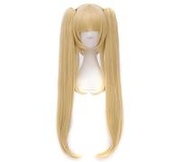 2022 Cos Wig Parrucca anime Saekano Cosplay Parrucca Eriri Spencer Sawamura, Parrucca bionda lunga con 2 code di cavallo, Parrucca di Halloween in costume, for Halloween, Festa in costume, Spettacolo