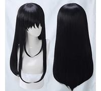 2022 Cos Wig Parrucca Anime Sagisawa Fumika Parrucca Cosplay, Parrucca Nera Lunga E Retta, Parrucca Costume Halloween, for Halloween, Festa in Costume, Spettacolo Anime, Evento Cosplay, Concerti