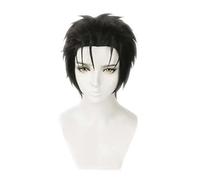2022 Cos Wig Parrucca Anime Steins Gate Cosplay Parrucca Okabe Rintarou, Parrucca Corta Nera, Parrucca Costume Halloween, for Halloween, Festa in Costume, Spettacolo Anime, Evento Cosplay, Concerti