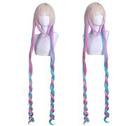 2022 Cos Wig Parrucca Anime Tian Guan Ci Fu Parrucca Cosplay Xie Lian, Parrucca Riccia Lunga Rosa Blu Beige, Parrucca Costume Halloween, for Halloween, Festa In Costume, Spettacolo Di Anime, Evento Co