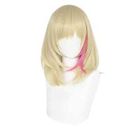 2022 Cos Wig Parrucca anime Wonder Egg Priority Cosplay Parrucca Rika Kawai, bionda con parrucca caschetto rosa, parrucca di Halloween in costume, for Halloween, feste in costume, spettacoli di anime,