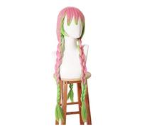 2022 Cos Wig Parrucca Cosplay Anime for Parrucche Sintetiche for Capelli Demon Slayer con Cappuccio for Parrucca Gratuito