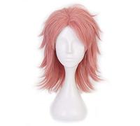 2022 Cos Wig Parrucca Cosplay Anime for Parrucche Sintetiche for Capelli Demon Slayer con Cappuccio for Parrucca Gratuito