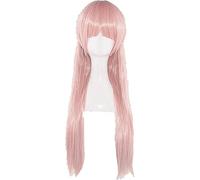 2022 Cos Wig Parrucca for 75 centimetri Wotaku ni Koi wa Muzukashii Otaku Momose Narumi Parrucche Cosplay Lungo Arancione Rosa Parrucca di Capelli Sintetici + Protezione Della Parrucca + Fiocco Tornan