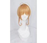 2022 Cosplay Parrucca Card Captor Sakura Shinomoto Akiho Brown Ricci Brown Party Party Fashion Anime Costume Umano Parrucche complete Capelli sintetici Capelli resistenti al calore ( Color : Style5 )