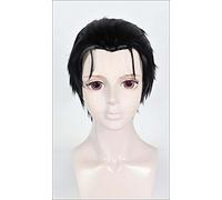 2022 Cosplay Wig Yuri! Sul ghiaccio Victor Nikiforov Silvery Wigs White Parrucche Corta Cosplay Party Fashion Anime Umano Kostüm Parrucche complete Sintetiche Haar Resistente al calore Fibra Heaar Haa