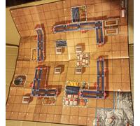 2022 DOCKYARD Heroclix Battlefield Outdoor Map 60,5 cm Limited Edition NUOVIS...