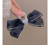 2022 Fashion Casual Ladies Bow Hairpin Shark Clip acconciatura Accessori Headwear, Black1
