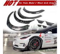 2022 Fit For Tesla Model 3 Fastback 4D Wheel Arch Fender Strip Trim Forge Carbon
