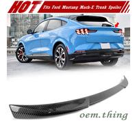 2022 Fits Ford Mustang Mach-E SUV 5D Rear Middle Trunk Lip Spoiler Carbon Fiber