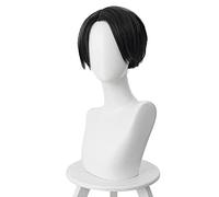 2022 Game Identity V Parrucca Cosplay Costume Costume Embalmer Banchetto Governante Grigio- Black Ponytail Parrucche Halloween Banchetto Butler Pelucas