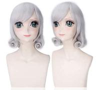 2022 GameCosplay Wig Lol Annie Hastur the Dark Child Bambino Argento Grigio Grigio Capelli corti Anime Comic- con Natale Carnevale di Natale Halloween Party Fashion Parrucca+ Cappuccio Parrucca