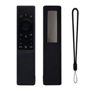 2022 Guscio in Silicone per Samsung TV bn59-01357a / 01363L / 01364 ATM-1990C Telecomando solare Coperchio di Protezione di Ricambio cella Solare Telecomando Manica (nero)