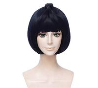 2022 Jojo' s Bizarre Adventure Bruno Bucciarati Blu Blu Black Styled Donna Cosplay Party Fashion Anime Costume Umano Parrucche complete Capelli sintetici Capelli termosato Fibra resistente al calore
