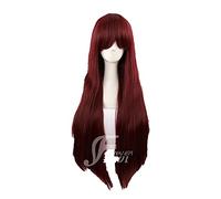 2022 Katarina Cosplay LOL Cosplay Donne Long Dritto Vino rosso Vino Cosplay Anime Parrucca Cosplay Resistente al calore Parrucche sintetiche resistenti al calore Halloween