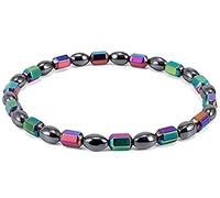2022 Magnetic Hematite Anklet, Circle Star Magnetic Color Beach Lady Anklet, Suitable For Daily Wearing, Costume And Any Occasions. Fashion Vacation Jewelry For Women. (A)