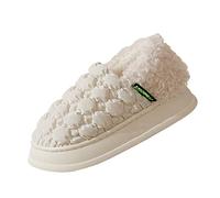 2022 Nuove Donne Autunno E Inverno Soffio Indoor Non Peluche Carino Fondo Spesso Pantofole Pantofole Da Donna, A, 37.5 EU