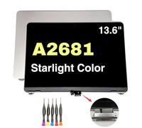 2022 Nuovo schermo LCD A2681 da 13 pollici originale per MacBook Air M2 EMC 4074 A2681 Sostituzione dello schermo LCD (Starlight)
