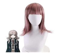 2022 Parrucca Anime Nanami Chiaki Capelli Ricci Parrucca Grigio Cosplay Comic- con Halloween Party Carnival Uomini e Donne Fan Anime Fan Regalo